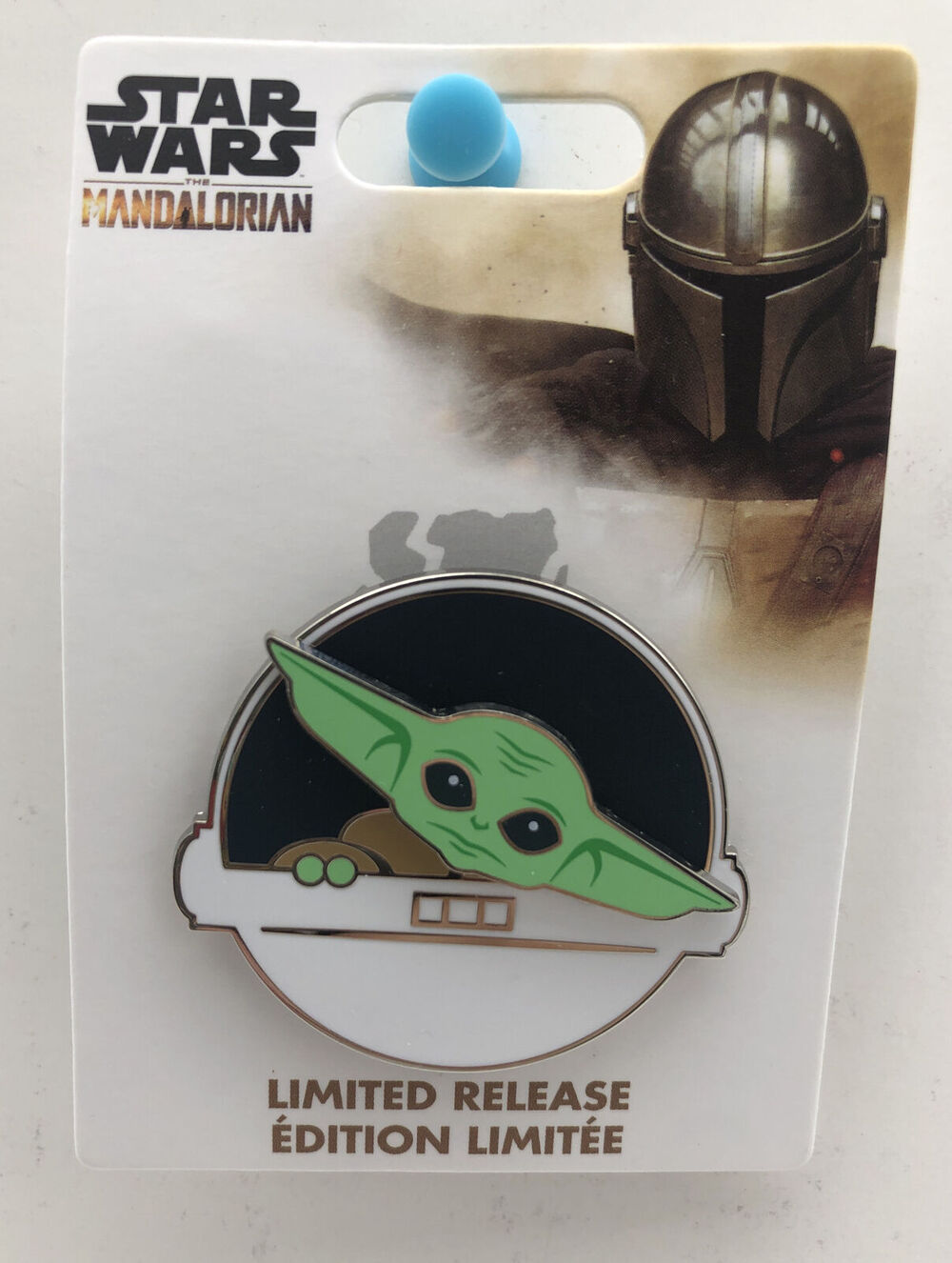Disney Parks Star Wars The Mandalorian LR Pin - Baby Yoda The Child Grogu